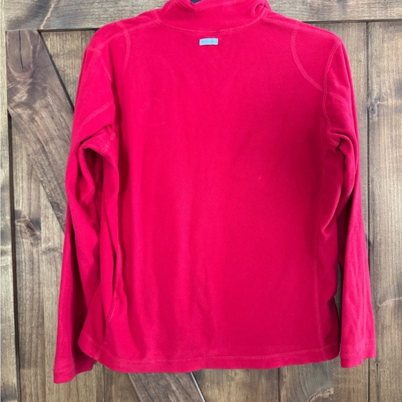 Ohio State Columbia fleece Red Quarter-Zip Pullover size large - Picture 2 of 5